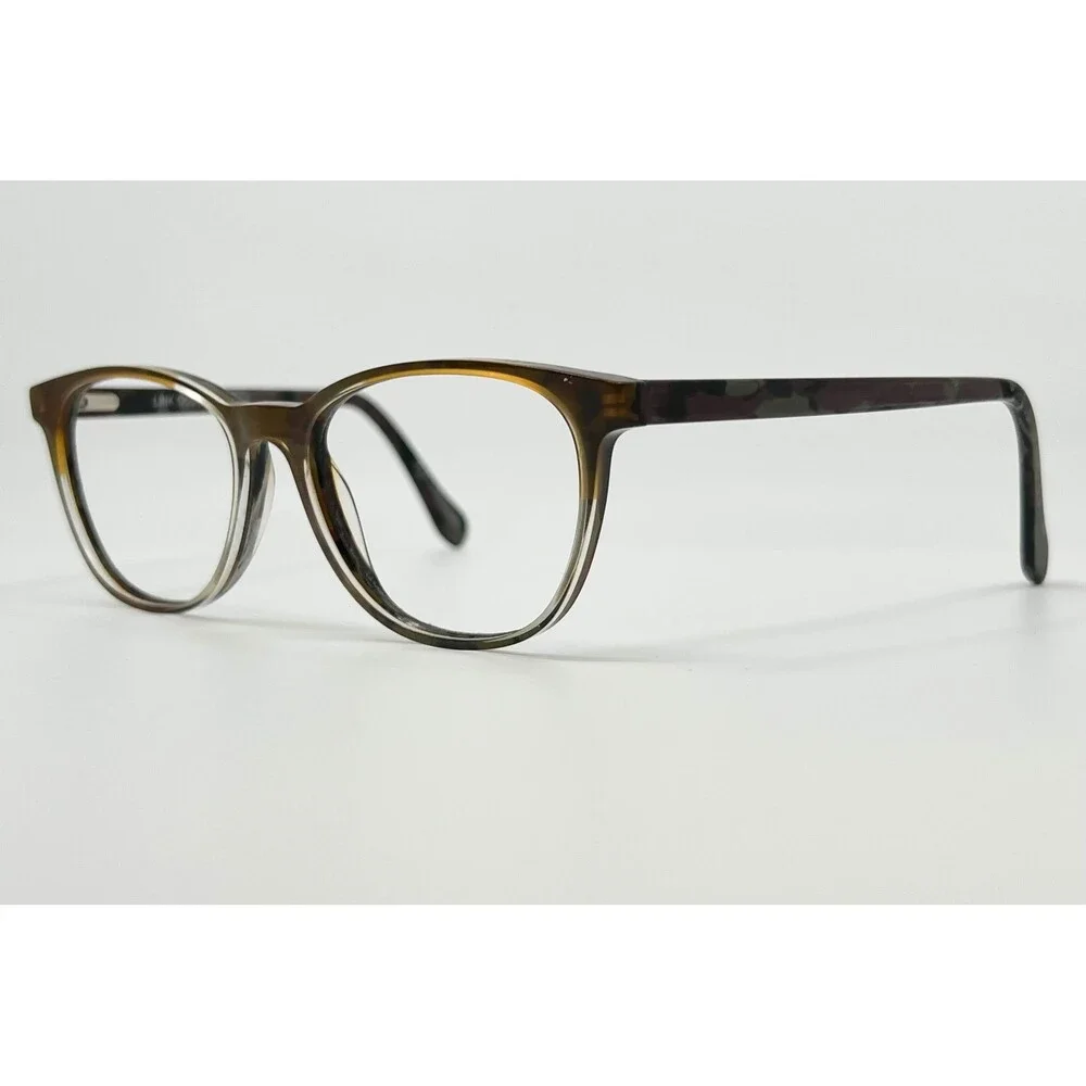 Link Occhiali Eyeglasses Women Brown Tortoise Full Rim 7175 C57 53-16-140
